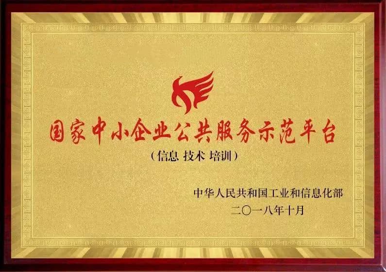 国家中小企业公共服务示范平台